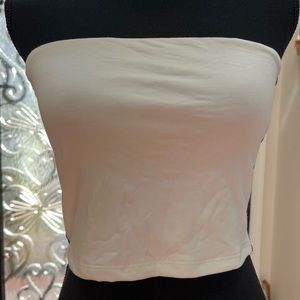 White Racetrack Tube Top ❣️